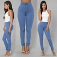 thumbnail image 4 of Seyurigaoka Women Pants High Waist Slim Pencil Skinny Tummy Control Solid Color Pants, 4 of 6