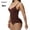 1pc coffee, variant on 3pcs Women's Tummy Control Butt-Lifting Shapewear, Sexy and Comfortable Body Sculpting Garment