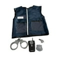 thumbnail image 1 of 4pcs Police Officer Kids Role Play Dress Up Costume Accessories Ages 3-6 yrs, 1 of 6