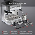 thumbnail image 3 of Yeshouse Espresso Maker for Home Barista, 15 Bar Pressure, 15 Adjustable Grinds, PID, Milk Jug & Tamper, 2.3L Tank, 3 of 8