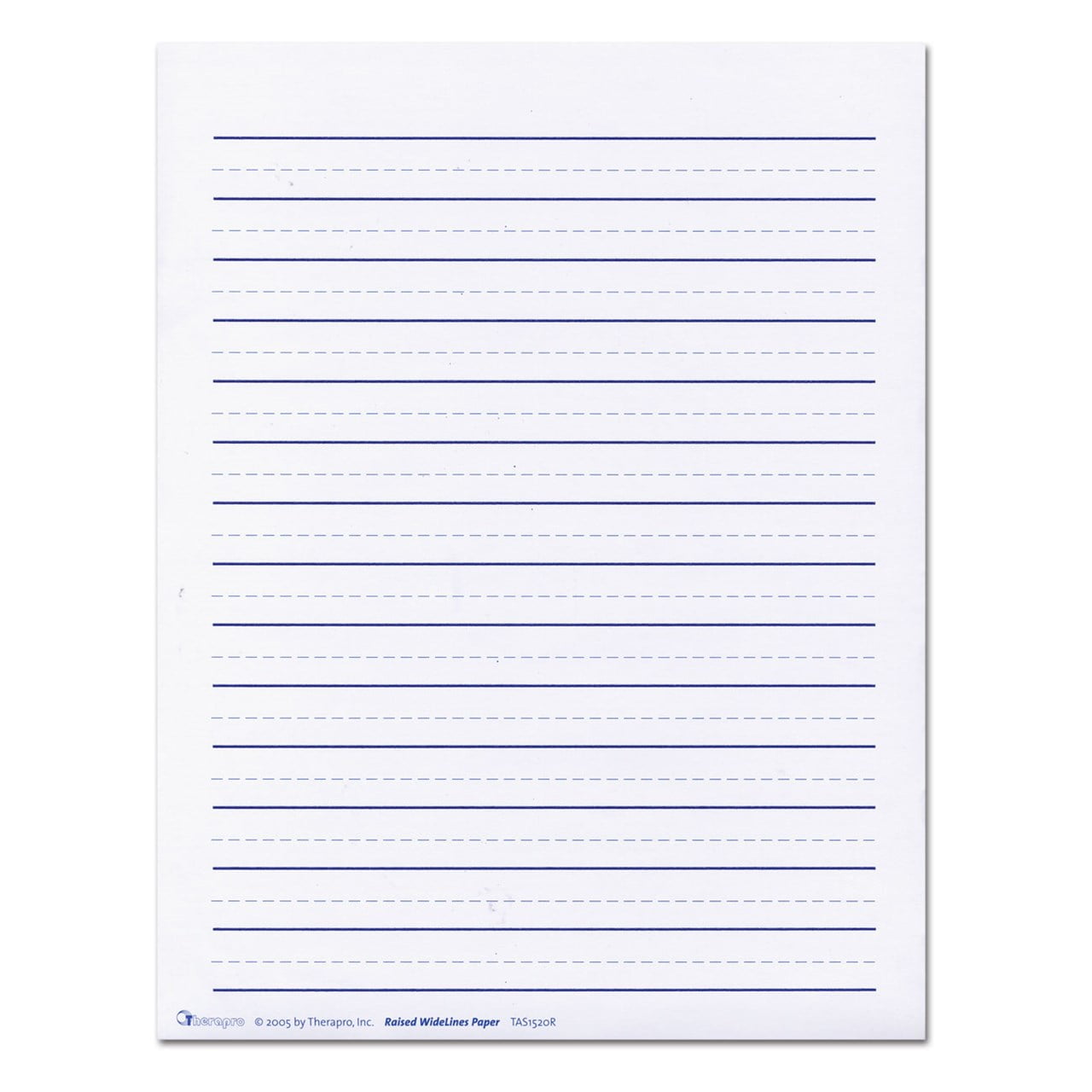 Raised line paper for dysgraphia image