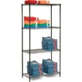 thumbnail image 3 of Nexel 4 Shelf Black Epoxy Wire Shelving Unit Starter 36""W x 21""D x 74""H, 3 of 3