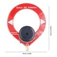 thumbnail image 3 of Antena circular AM MW/SW Donut Antenna Fácil de instalar para radio (rojo 1pc) Sywqhk Para estrenar, 3 of 3
