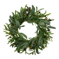 thumbnail image 2 of Inerposs Eucalyptus Leaf and Berry Wreath, Holiday Decoration Wreath, Artificial Greenery Wreath, Home Decor Wreath, Indoor and Outdoor Wreath, 2 of 6