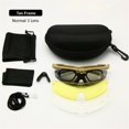 thumbnail image 5 of Polarized Military Sunglasses Ballistic Army Goggles Men Frame 3/4 Lens Combat War Game Eyeshields, 5 of 5