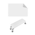 thumbnail image 2 of Cojín plegable para uñas Yinane Reposabrazos para uñas Blanco, 2 of 8
