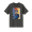 Charcoal, variant on Ted Lasso Cartoon Coach Lasso Crew Neck Short Sleeve Navy Men's T-shirt-Medium