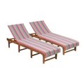 thumbnail image 1 of Funda para Silla de Piscina COTTON CRAFT Dobby Terry 2 Paquetes Rosa, 1 of 9