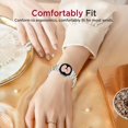 thumbnail image 7 of KOMI Replacement Metal Strap Bands for Samsung Galaxy Watch 6 Classic 43mm 47mm/Watch Pro 5 45mm/Watch 4 Classic 42mm 46mm Stainless Steel Business Watch Band for Galaxy Watch 6/5/4 44mm 40mm men, 7 of 7