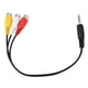 thumbnail image 3 of 3.5mm Male Plug to 3 RCA Female Audio Video AV Cable, 3 of 5