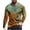 Brown, variant on Blczomt Long Sleeve Mens Shirts Trendy Casual Brown Crew Neck Tie Dye T Shirt M