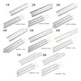 thumbnail image 3 of Stainless Steel Ruler Double Scale Drawing Ruler Math Ruler Geometry Measuring Ruler for Drawing Drafting Measuring, 3 of 15