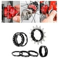 thumbnail image 4 of 14T Single Speed Flywheel Adapter Cassette Refit Component Part Spacers Removeable Cog black, 4 of 9