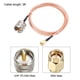 thumbnail image 2 of Uxcell 3Ft SMA Macho a UHF PL-259 Macho RG316 Cable Coaxial RF latón Rosa 1pcs, 2 of 5