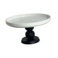 thumbnail image 3 of yotijay Cake Stand Ceramic Plate Snack Candy Platter for Celebration Reception Event Black, 3 of 9