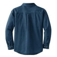 thumbnail image 6 of Port & Co Adult Female Women Denim Long Sleeves Shirt Ink Medium, 6 of 6