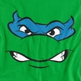 thumbnail image 2 of Teenage Mutant Ninja Turtles Leonardo Angry Unisex Adult Long-Sleeve T Shirt, Kelly Green, Medium, 2 of 3