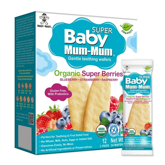Baby Mum-Mum Organic Super Berries Rice Rusks