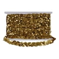 thumbnail image 3 of Belagio 1" Wide x 10 Yards, Serpentine Gold Sequin Trim, 1 Bolt, 3 of 3
