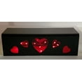 thumbnail image 6 of T'z Tagz 20x3x3 Unique Valentine Jewelry Riser Display Stand Black w/ Red Hearts, 6 of 6