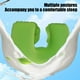 thumbnail image 5 of Funda de almohada cómoda para el cuello, almohada de viaje de PVC flocada en forma de U para uso en aviación, exteriores, hogar, almohada de soporte cervical inflable portátil con funda de terciopelo, 5 of 6