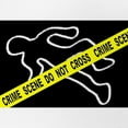 thumbnail image 2 of CafePress - Crime Scene Chalk Mark - Adjustable Unisex Printed Trucker Hat with Mesh Back, 2 of 10