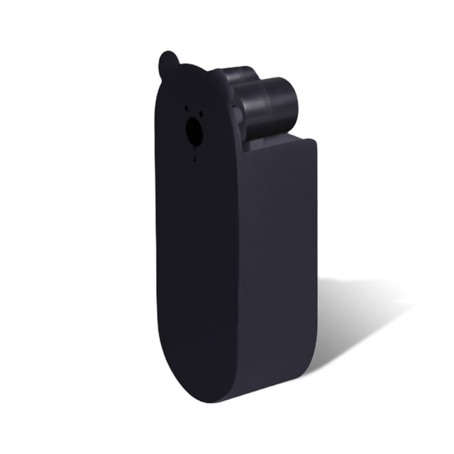 Pequeño ventilador de escritorio portátil portátil plegable USB doble cabeza de doble cabeza Fuerte ventilador de energía con batería de recarga para el avión de oficina Largo Viaje azul 3000 MA Inevent HA012735-02B