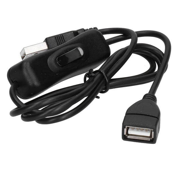 Cable Cable De Extensión De Interruptor USB Macho A Hembra 28AWG Accesorios Electrónicos Para Ventilador LED