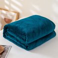 thumbnail image 4 of AUQ Throw Blanket,Fleece Velvet Comfort Soft Throw Blanket,Perfect Four Seasons Couch Throw Blanket,WineRed,47*78in, 4 of 4