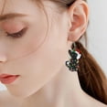 thumbnail image 4 of Earrings Christmas Acrylic Double Earrings Retro Fashionable Socks Unique Holiday Jewelry Great for Gifting or Personal Style, 4 of 9