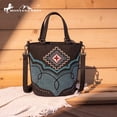 thumbnail image 6 of Montana West Bucket Crossbody Bag for Women Western Aztec Embroidered Purses, Black, 6 of 7