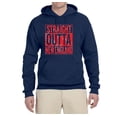 thumbnail image 2 of Straight Outta New England NE Fan | Fantasy Footbal | Mens Sports Hooded Sweatshirt Graphic Hoodie, Navy, Medium, 2 of 4
