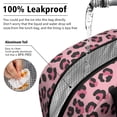 thumbnail image 5 of Black and Pink Leopard Print Insulated Leakproof Lunch Box for Work, Lunch Bag for Women Men, Loncheras Para Mujer for Beach Travel Picnic Camping, 5 of 6