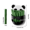 thumbnail image 3 of WWG 12-Pack Panda Shape Food Sealing Clips Plastic Kitchen Snack Bag Sealer with Opening and Closing Mechanism Airtight Storage 1.9x1.1in, 3 of 7