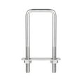 thumbnail image 1 of Unique Bargains Square U-Bolts 2 Sets 42mm Inner Width 120mm Length M8 304 Stainless Steel U Clamp Bolt, 1 of 5