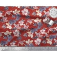 thumbnail image 3 of Soimoi Cotton Duck Fabric Leaves & Floral Print Fabric by The Yard 42 Inch Wide, 3 of 3