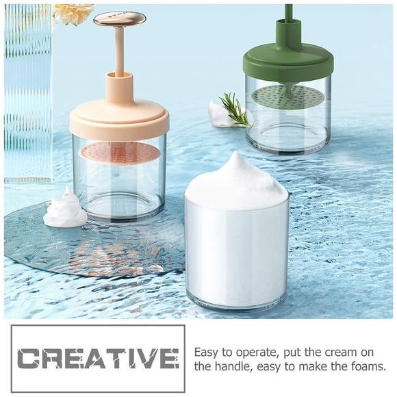 HOOWIFFY Dispositivo Para Crear Espuma De Jabón Facial Y Crema De Afeitar Para Uso En Fiestas