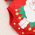 thumbnail image 7 of larppty Baby Christmas Clothes Newborn Boy Girl Santa Sweatshirt Romper | My First Christmas Baby Girl Outfit,Newborn Baby Boy Christmas Outfit,Baby Romper Tops Fall Winter Outfits 3 6 12 18 Months, 7 of 7