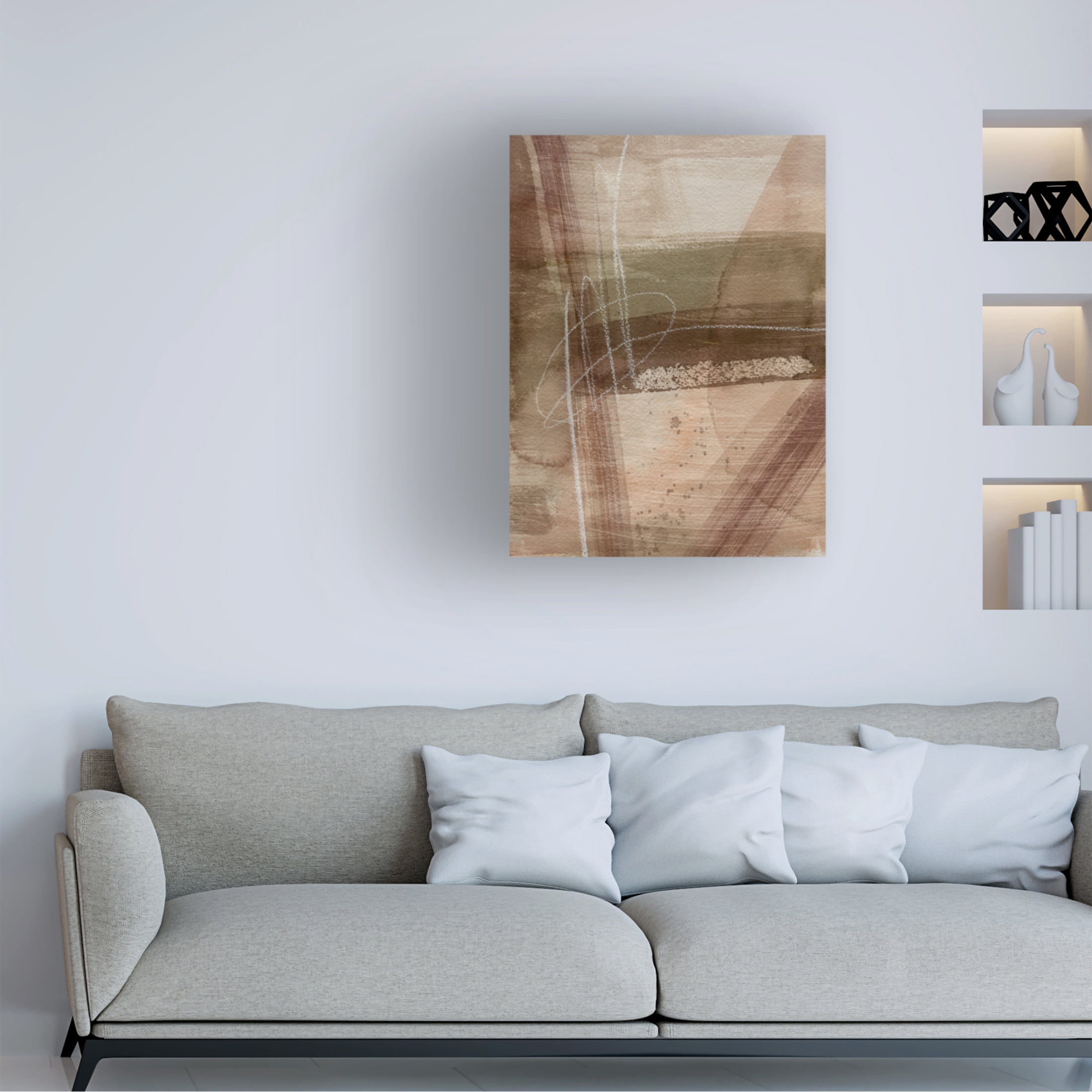 Trademark Fine Art Grace Popp  Peach on Earth I Canvas Wall Art
