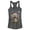 Charcoal, variant on Junior's Star Wars: The Mandalorian The Child Starry Night  Racerback Tank Top Indigo 2X Large