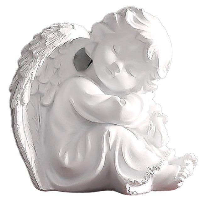Cute Angels Sculpture Handicrafts Little Girl Angel Escultura para escritorio Estantería
