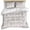 Gray, variant on 3 Piece Farmhouse Flower Duvet Cover Set California King,Microfiber Comforter/Quilt Cover with Corner Ties and 2 Pillowcases,Botanical Vintage Purple Leaf Plant All Season Bedding with Zipper Closure