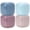 Multi, variant on Bliss Travel Jars Leak-Proof TSA-Approved 15g Square Refillable Cream Container 4 Piece Set