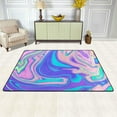 thumbnail image 3 of SKYSONIC Area Rug Carpet Marbled Holographic Texture Doormat for Hardwood Floor Entrance Living Room Bedroom 24x36 Inch, 3 of 6