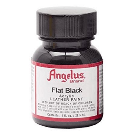 angelus acrylic leather paint black 4oz