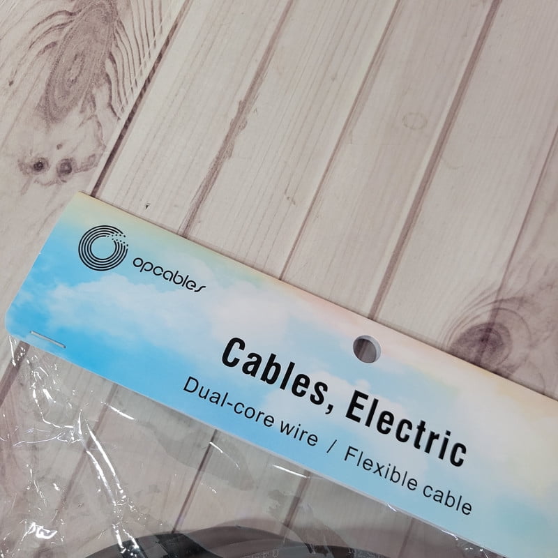 opcables Cables, electric Flexible Dual-Core Cable – Durable, High-Quality Power Cord