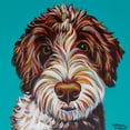 thumbnail image 2 of Vitaletti, Carolee 12x12 White Modern Wood Framed Museum Art Print Titled - Colorful Doodle, 2 of 4