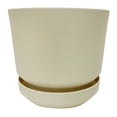 thumbnail image 2 of Maceta Edenika Formec con Plato 8 Pulgadas Ivory, 2 of 3