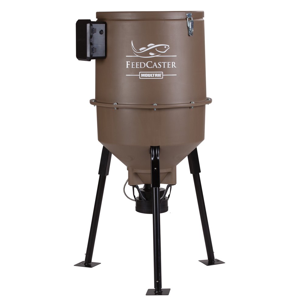 Moultrie 30 Gallon Feedcaster Pro Directional Tripod Fish Feeder w
