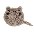 thumbnail image 2 of Hariumiu Crochet Cartoon Cat Coaster Heat-resistant Non-slip Kitchen Countertop Table Protection Handmade Mug Coffee Tea Cup Holder Decoration, 2 of 8